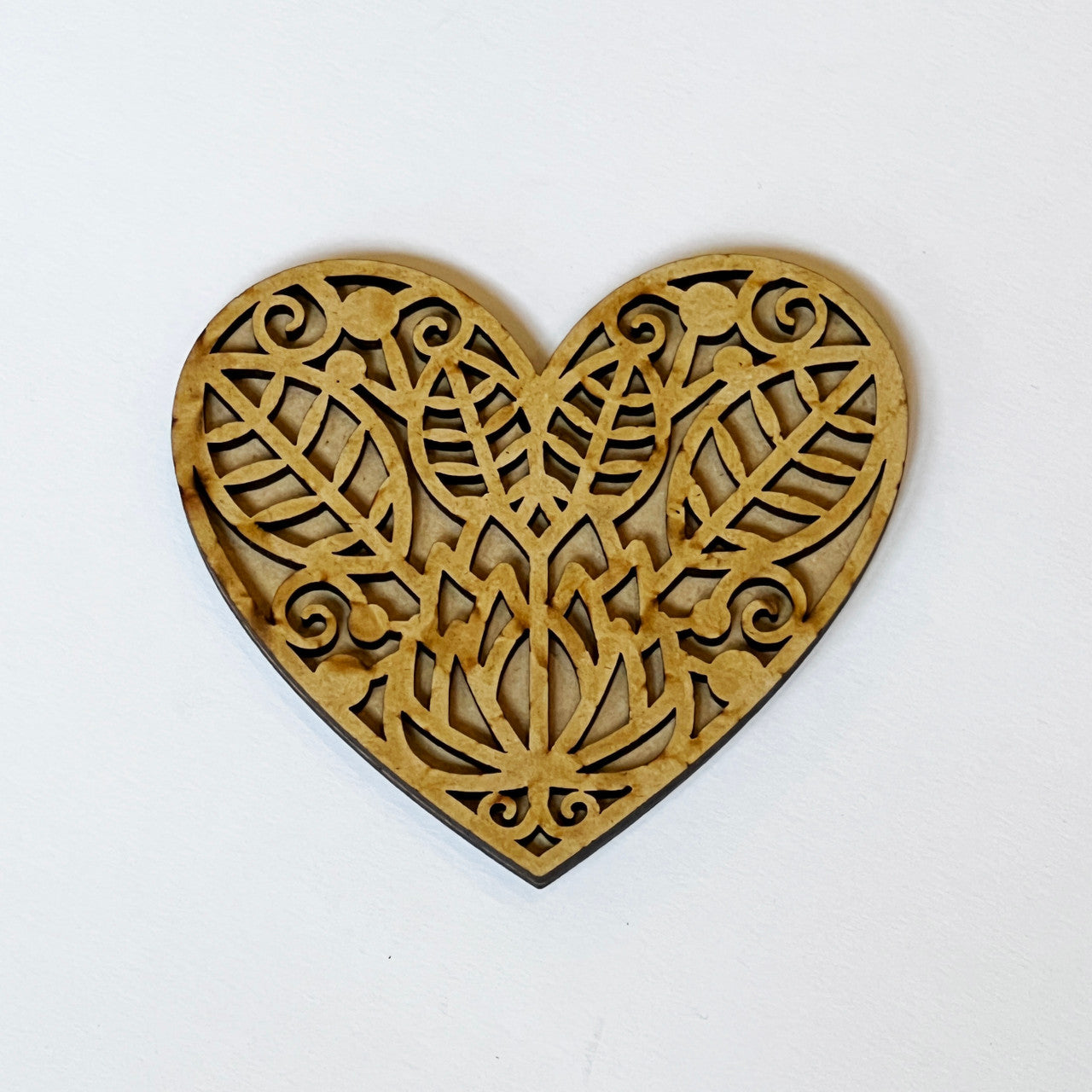 Life Beautiful HDF 3" Laser Cut Embellished Heart