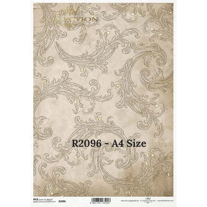 R2096 - Decoupage Rice Paper - Vintage Angels series - wallpaper theme, vintage wallpaper