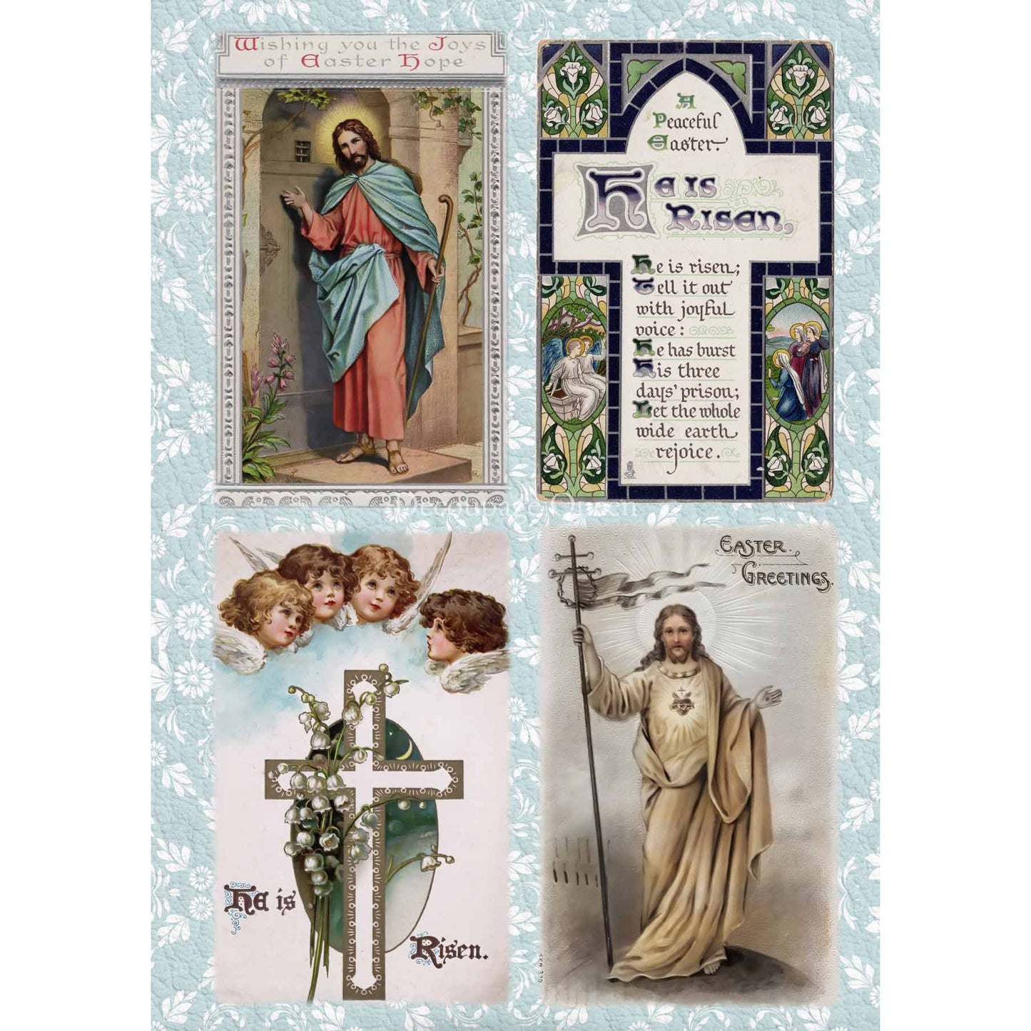 0430 - Rice Paper - Decoupage Queen - He is Resin 4 Designs