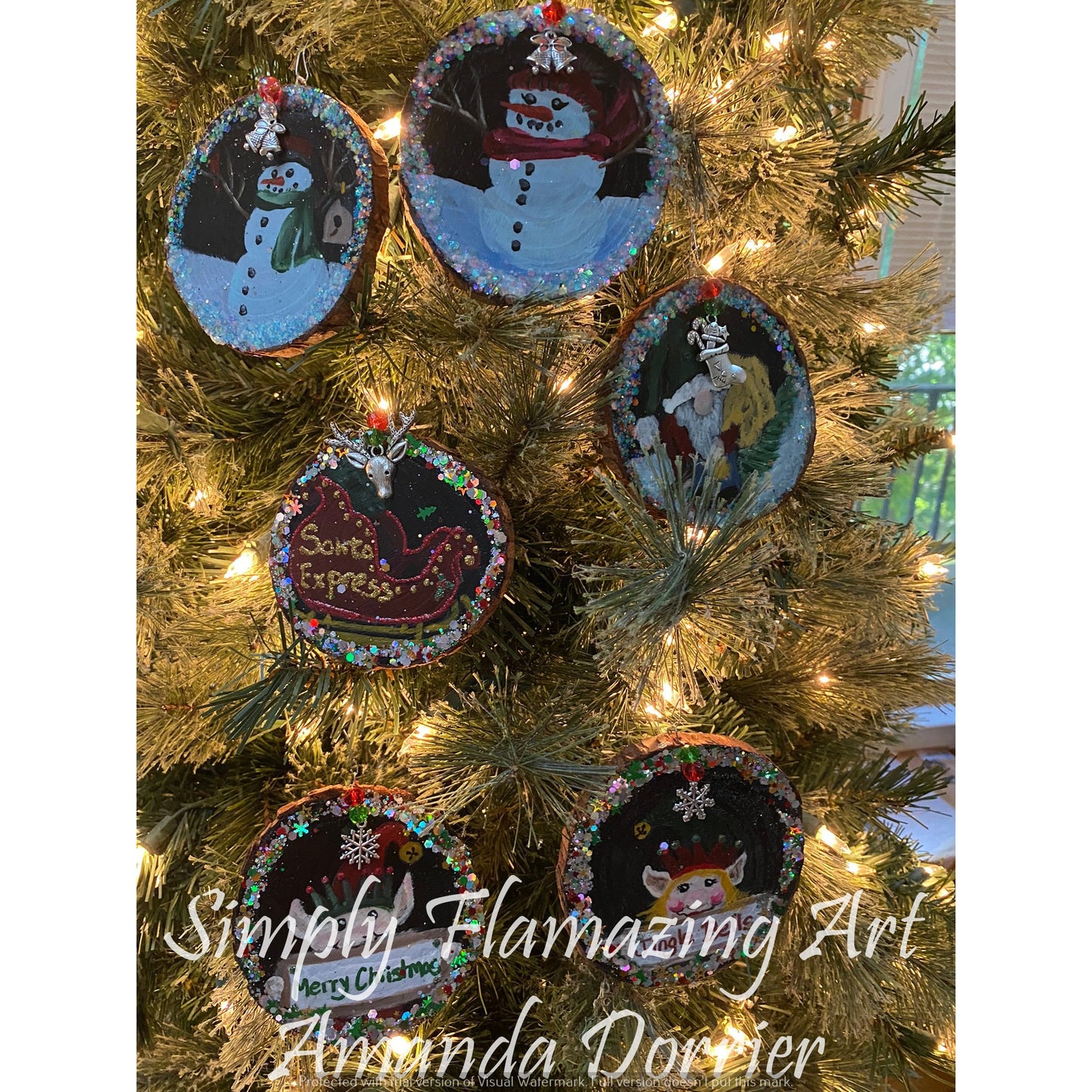 30 - Christmas Ornament Designs to Paint -All of the 5 sets + 2 Bonus Designs