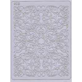 Thick Plastic Stencil for paints or pastes - Scrollwork Design