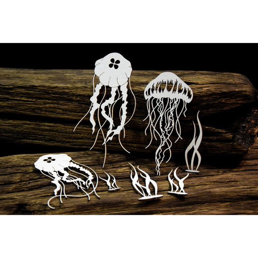 SnipArt Tropical Adventure Jellyfish - Chipboard