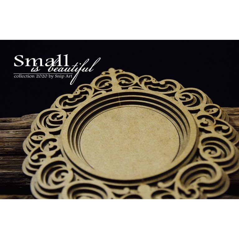 SnipArt Small is Beautiful Layered Frame 1 - HDF - 8.5" x 5.9" x 1/8"