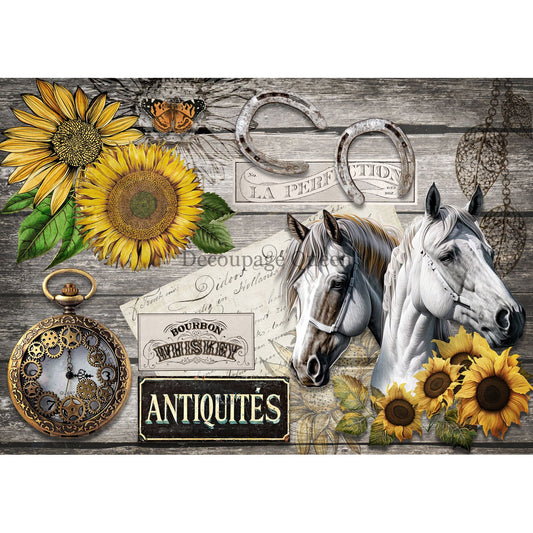 0493_A4- Rice Paper - Decoupage Queen - Perfect Friends