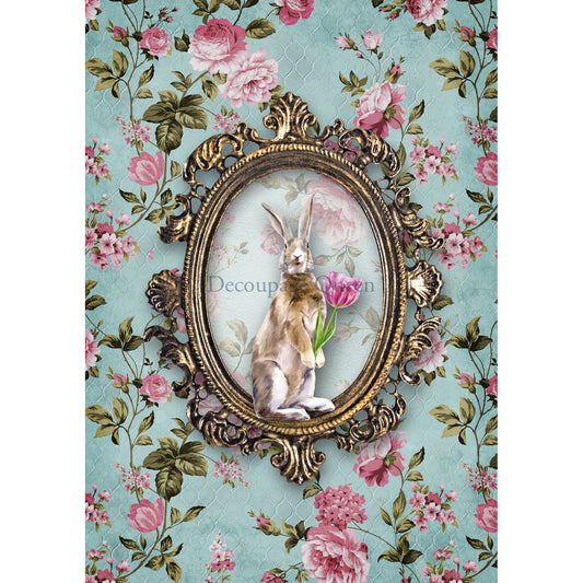 0547 - Rice Paper - Decoupage Queen - Mr. Cottontail