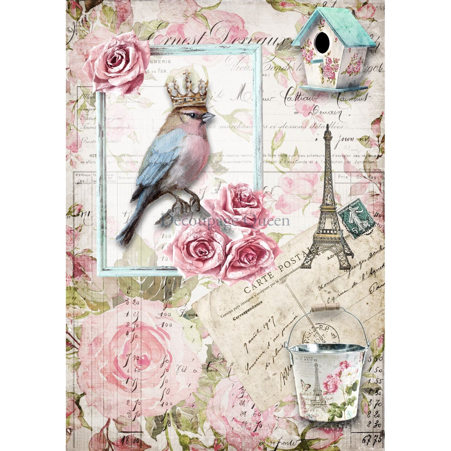 0556 - Rice Paper - Decoupage Queen - Forever Yours