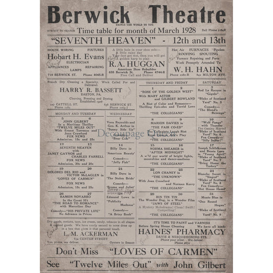 0579 - Rice Paper - Decoupage Queen - Berwick Theatre