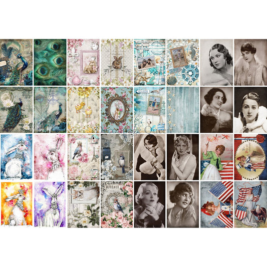 0586 - Rice Paper - Decoupage Queen - Spring Minis