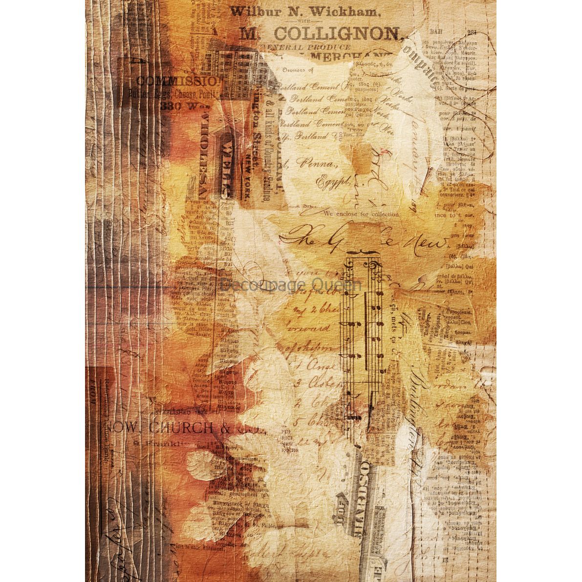 0637 - Rice Paper - Decoupage Queen - Autumn Melody