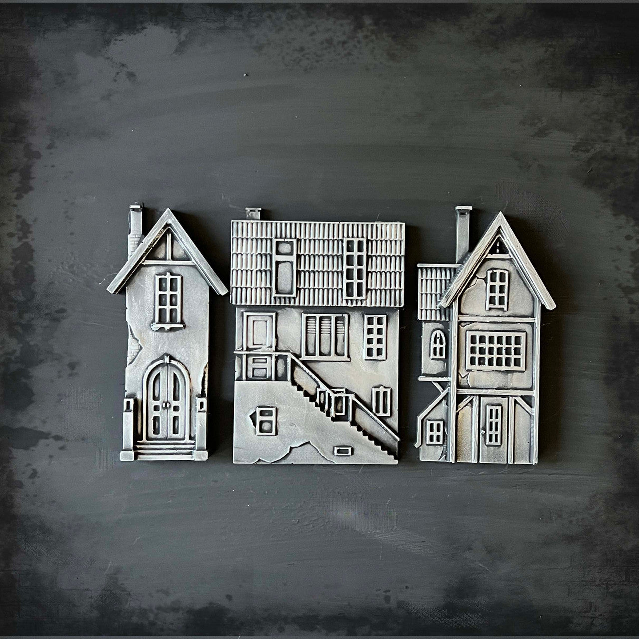 LeBlanche Vintage Houses 1 Silicone Mould - Limited Edition