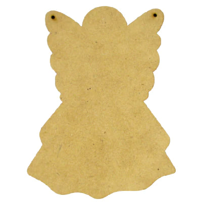 5-1/4" x 4-1/4" Heavenly Trio Angel Ornament made from 1/8" thick high-density MDF.
