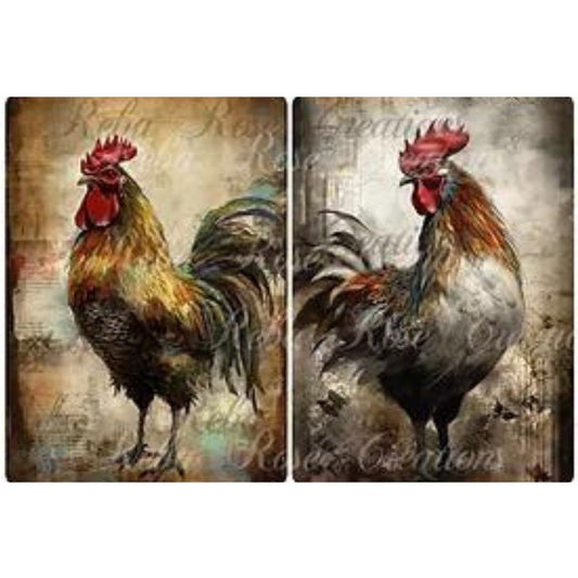 0367 - Rice Paper - Reba Rose Creations - Rusty Rooster