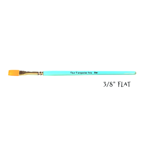 STAR 3/8" FLAT The Turquoise Iris Hobbyist Collection