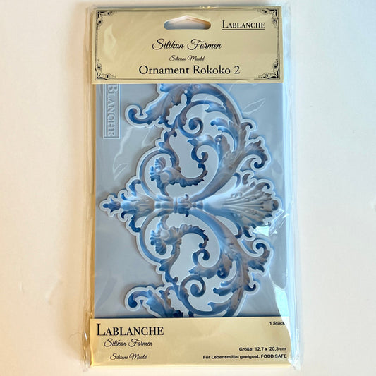 LeBlanche Ornament Rokoko II Silicone Mould - Limited Edition