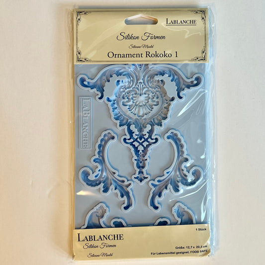 LeBlanche Ornament Rokoko I Silicone Mould - Limited Edition