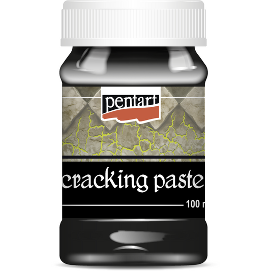 Pentart - Crackling Paste Black - 100 ml / 3.4 ounces