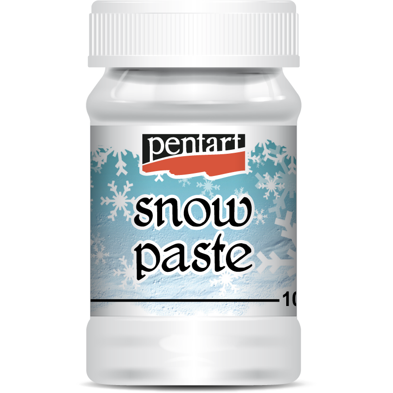 Pentart - Snow Paste - Snow - 100 ml / 3.4 ounces