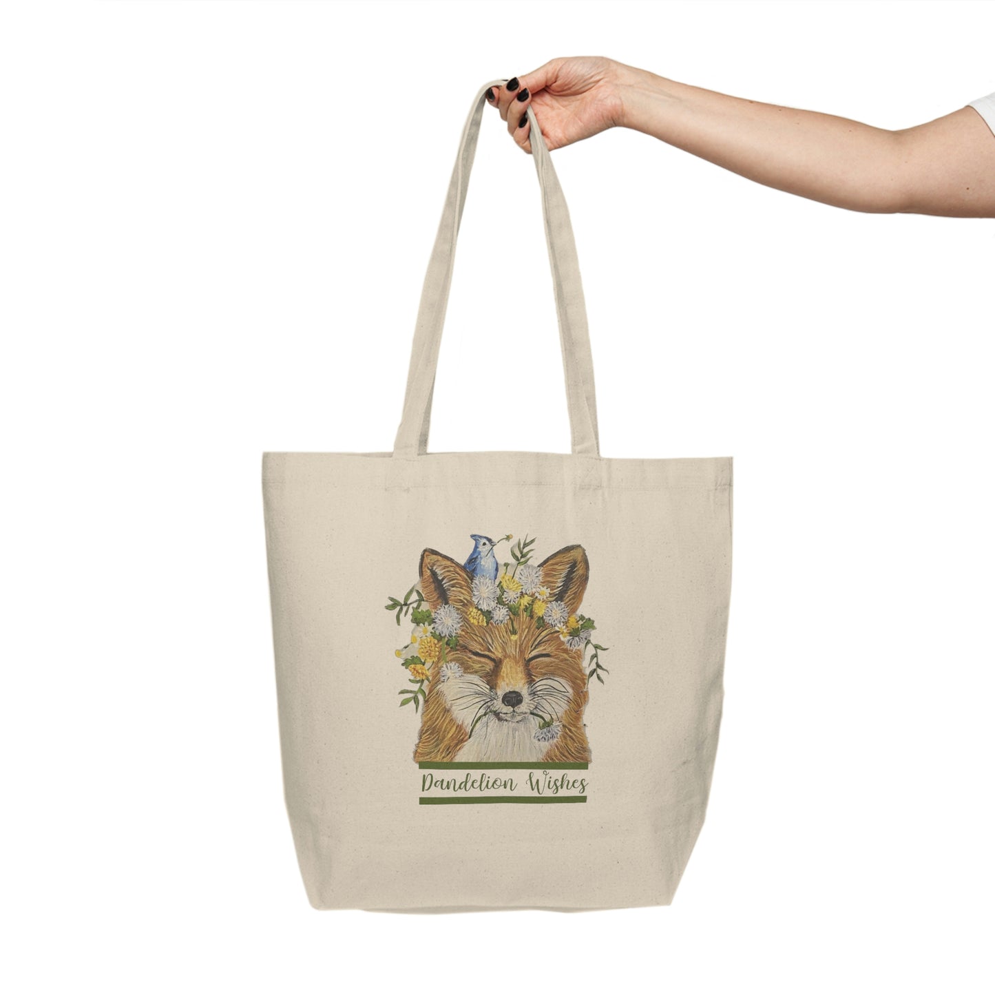 Dandelion Wishes - Canvas Shopping Tote