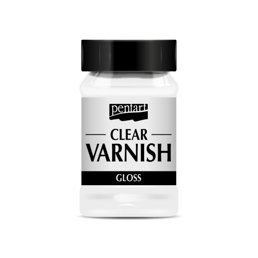 Pentart - Clear Varnish - Solvent Based Gloss - 100 ml / 3.4 ounces