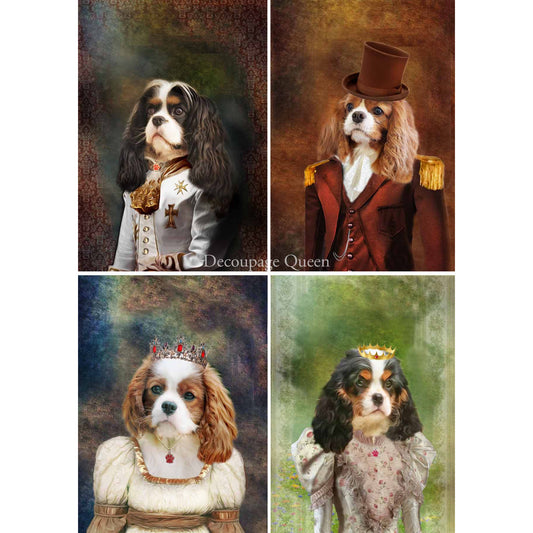 0398 - Rice Paper - Decoupage Queen - Roberta Marone - The Cavalier Gang