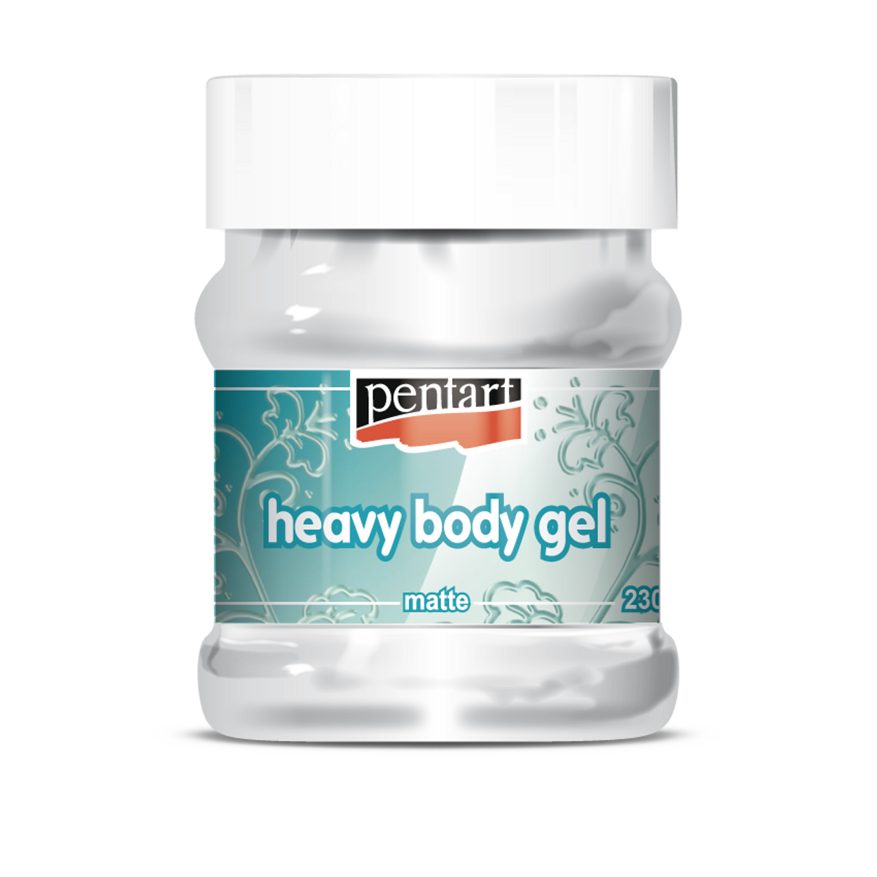 Pentart - Heavy Body Gel - matte - opaque - Water Based  - 230 ml / 7.77 ounces