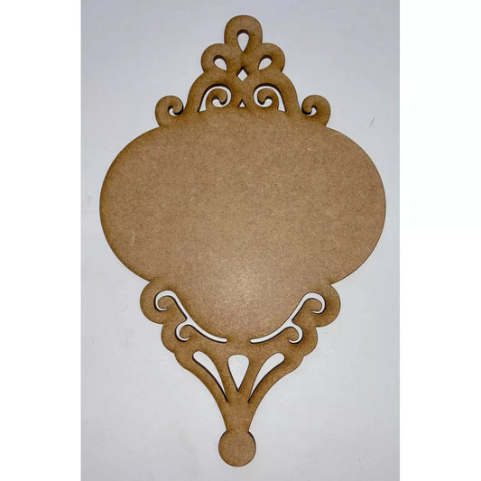 Scroll Ornament - MDF Wood Surface to Paint