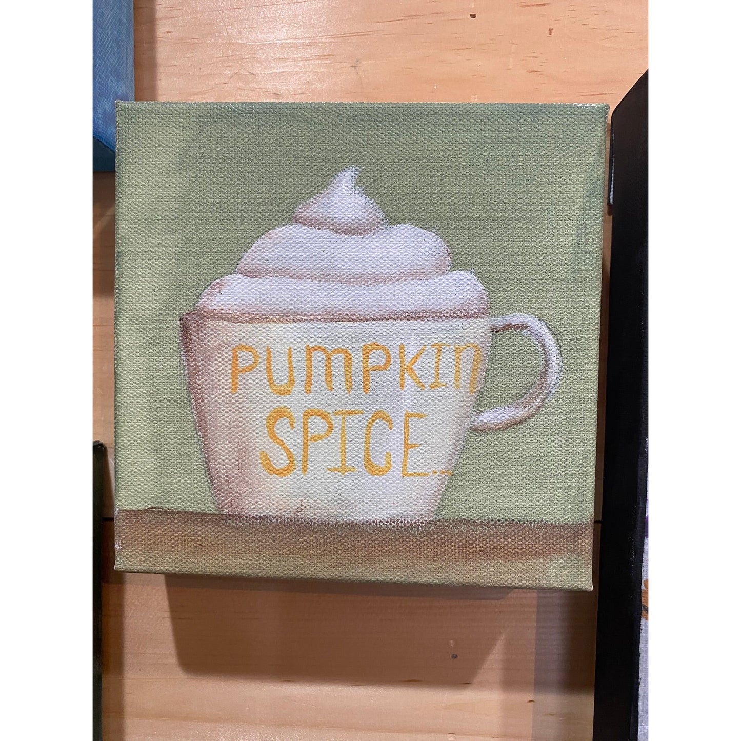 Pumpkin Spice... - Original Artwork, Pumpkin Spice Latte Cup