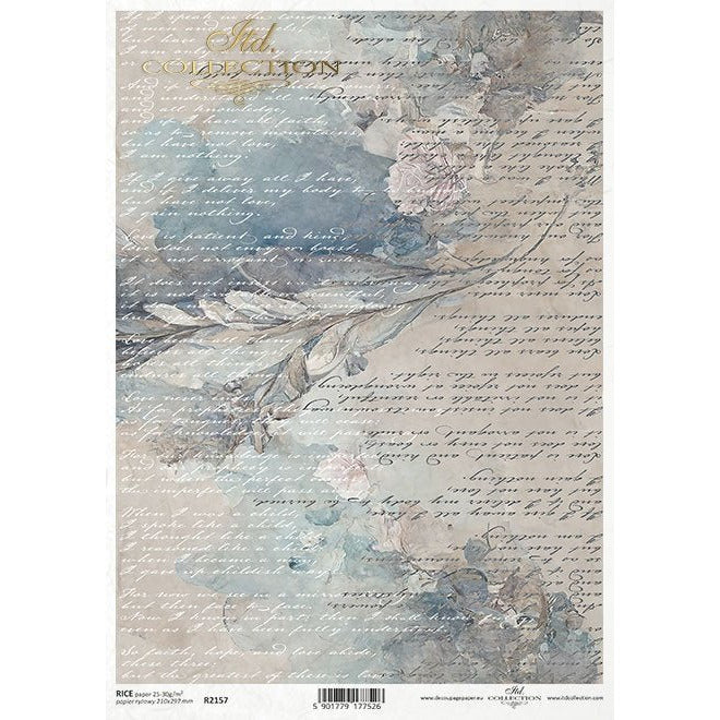 R2157 - Decoupage Rice Paper - plant motifs, floral motifs, background, wallpaper, collage, plants, flowers.