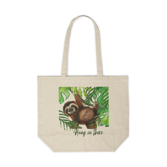 Hang In There - Canvas Shopping Tote